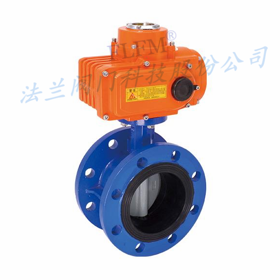 电动法兰软密封蝶阀