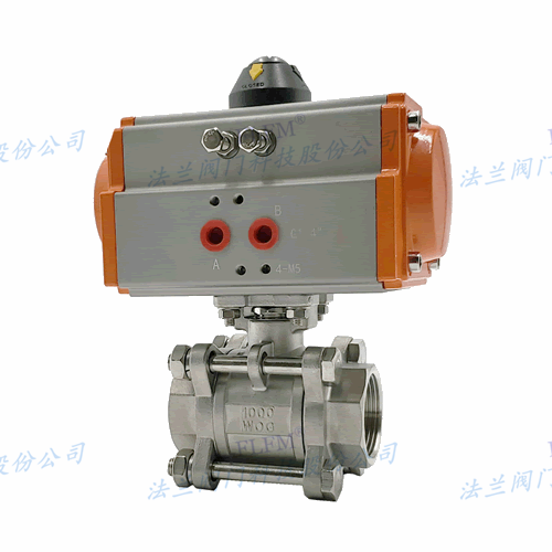 气动丝扣球阀Q611...