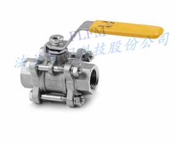三片式内螺纹球阀